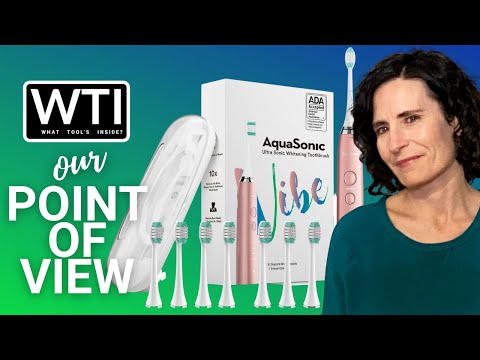AquaSonic Whitening Toothbrush - WTI product video review