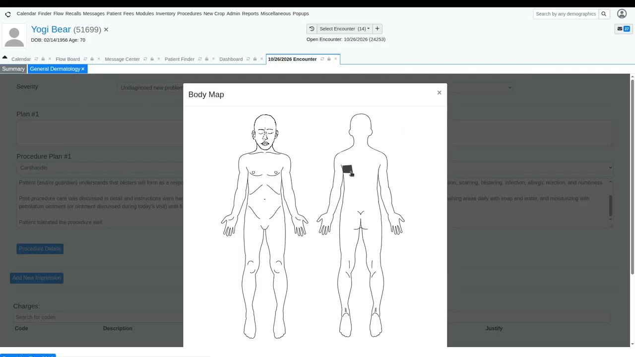 Tarevo dermatology EHR workflow demo — watch on YouTube