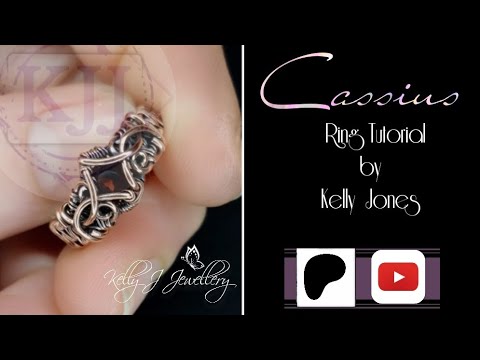 Wire wrap ring tutorial, Cassius, by Kelly Jones.
