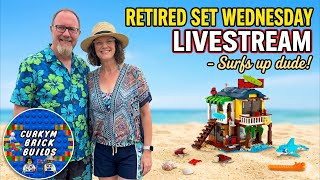 Retired Set Wednesday LEGO 3-in-1 Creator 31118 Surfer Beach House #legolivestream #lego