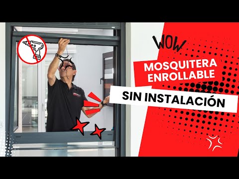 Mosquitera Enrollable Sin Tornillos (Mosquifácil)