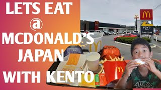 LETS EAT AT MCDONALD'S JAPAN WITH KENTO #japinoy #japanvlog  #mcdonalds #mellaniewatanabe