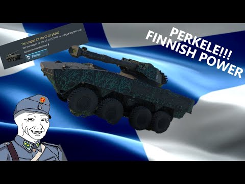 Fast, big, painful stock grind and PERKELE event vehicle. Patria CT-CV 105HP