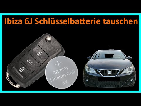 Ibiza 6J Schlüsselbatterie tauschen
