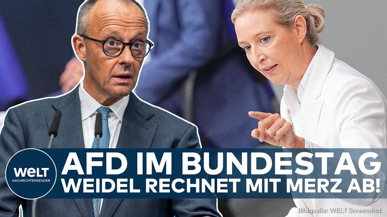 BUNDESTAG: Abrechnung der AFD! Weidel knöpft sich Merz vor! Kanzler wegen Sachsen-Anhalt unter Druck