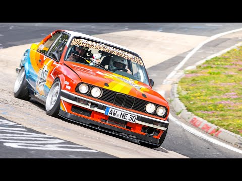 Nasy-Performance BMW E30 M3 Nürburgring Lap (with Hello Kitty)