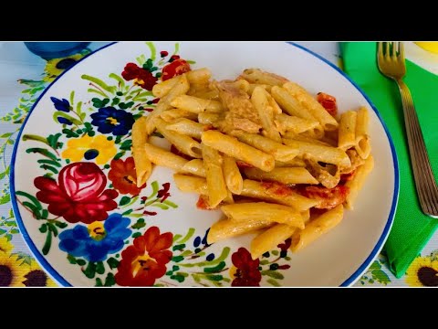 Penne con tonno Philadelphia e pomodorini