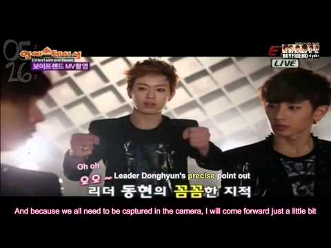 [ENG] 130124 EtN Entertainment Station Today news - Boyfriend I Yah MV Making