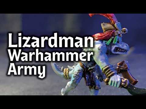 Mighty Lizardmen Army for Warhammer 5th Edition