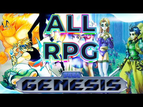 All 55 RPG Games Sega Genesis / Mega Drive (role-playing games)