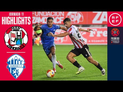 Resumen #PrimeraFederación | Zamora CF 0-0 Ourense CF | Jornada 11 | Temporada 2024/2025