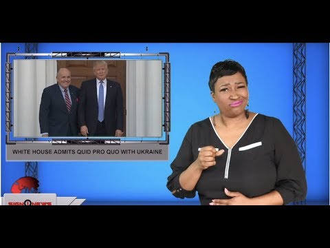 White House admits quid pro quo with Ukraine (ASL - 10.18.19)