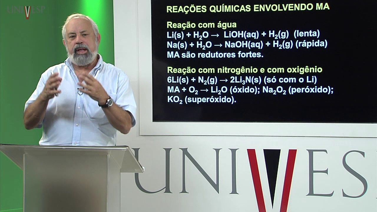 Química Inorgânica - Aula 05 - Metais Alcalinos: Os Elementos, Propriedades e Obtenção