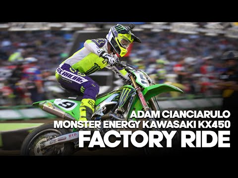 FACTORY BIKE: Adam Cianciarulo Monster Energy Kawasaki KX450