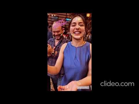 Rakul Preet Cuts Cake with the #Thankgod Movie Team!