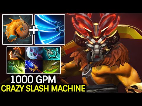 Juggernaut 1000 GPM – Crazy Slash Machine Ful Agi Build Dota 2