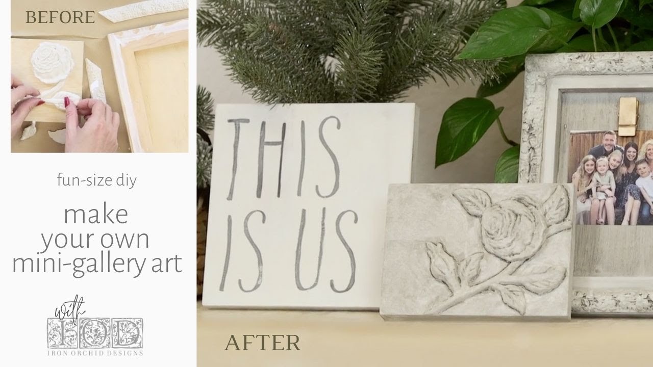 30-SECOND SHORT: DIY Vintage Family Photo Gallery - Perfect Gift for Mother's Day