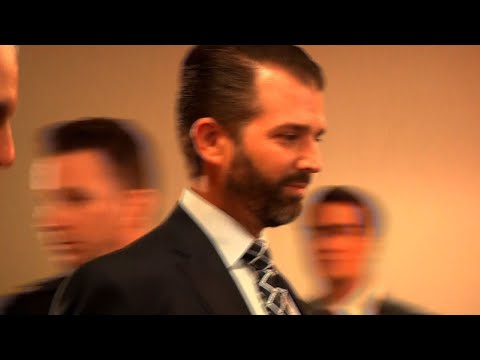 President Donald Trump's eldest son told reporters "there was nothing to change" during his testimony before a Senate Committee on Capitol Hill Wednesday. (June 12)