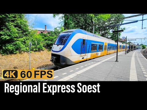 Train Cab Ride NL / Soest Regio Express / Utrecht - Soest - Baarn / SLT Sprinter / June 2023