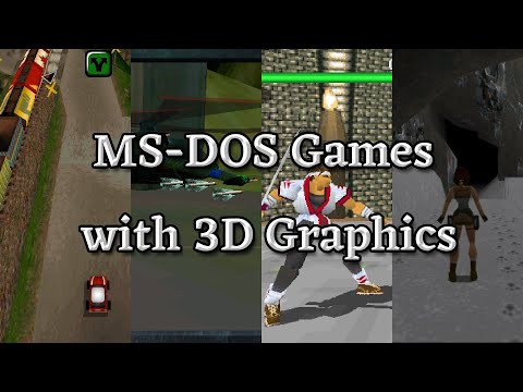 MS-DOS Games with 3D Graphics (HD/60fps)