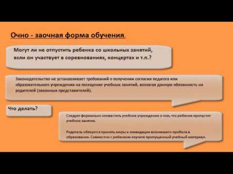 Формы получения образования