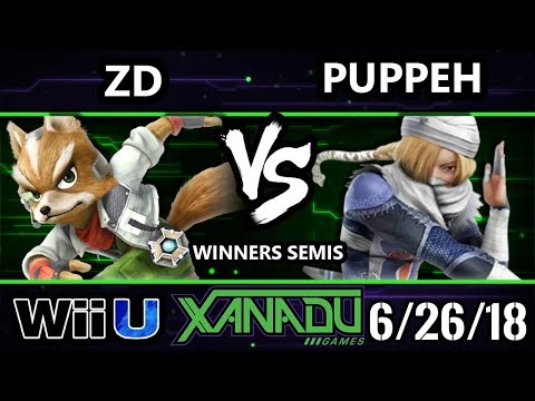 S@X 256 Smash 4 - ZD (Fox) Vs. Puppeh (Sheik) - Wii U Winners Semis