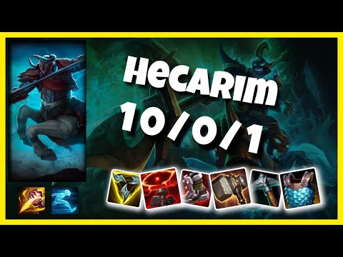 Hecarim vs Lillia TURKISH Challenger JUNGLE (10/0/1) Gameplay Replay - Patch 10.24