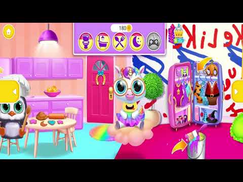 🦄🦄My Baby Unicorn - Fun Newborn Pony Care Kids Game |🥰 Amazing Kids Game🐓