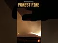 Driving through Forest fire - Crazy frightening