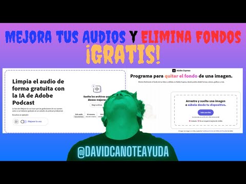 Te enseño cómo mejorar el audio de tus videos | Elimina el fondo de imágenes | TODO 100% GRATIS