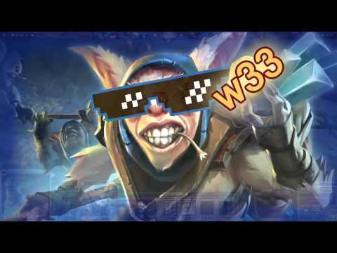 First 8000 MMR — w33 Storm Spirit and Meepo plays