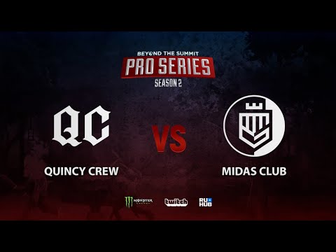 Quincy Crew vs Midas Club, BTS Pro Series Season 2: Americas, bo2, game 1 [Mila]