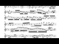 Lover Man - Charlie Parker (theme with improvisation) transcription.