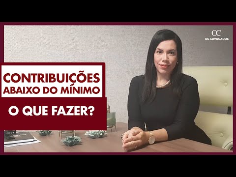 O que fazer quando sua Contribuição do INSS fica abaixo do Mínimo?