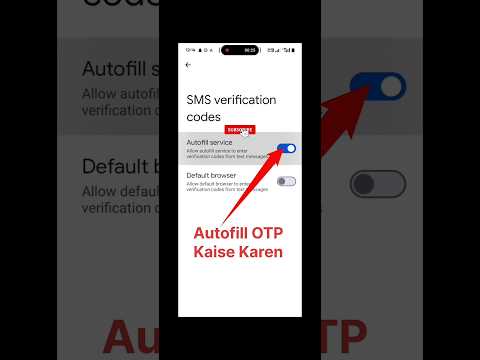 Autofill Service Ko On Kaise Kare || autofill service in OnePlus | #auto #shorts
