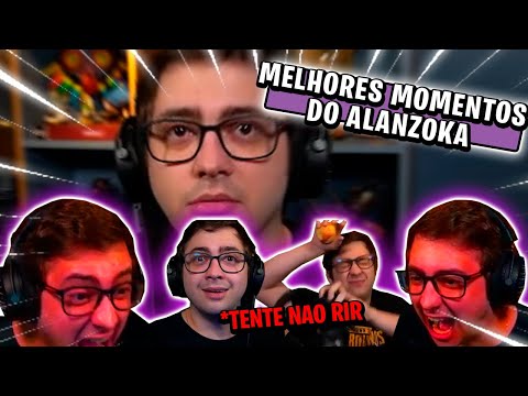 TENTE NAO RIR COM O ALANZOKA - OS MOMENTOS MAIS ENGRAÇADOS