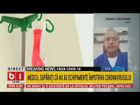 STIRI B1 ORA 12.00 DIN 25 MARTIE 2020: 177 DE MEDICI INFECTATI.