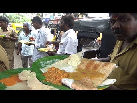 Pongal Rice with Free Vada @ 25 rs & Big Size Plain Dosa @ 35 rs | Breakfast Chennai Triplicane Video