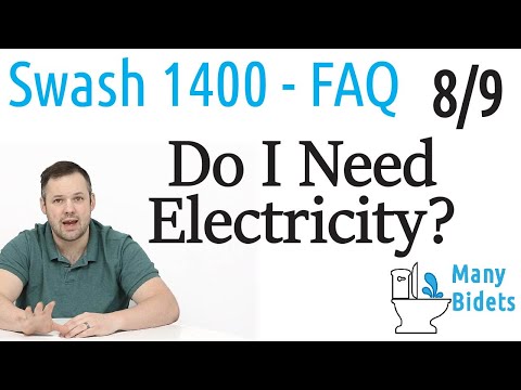 Does the Brondell Swash 1400 Bidet Seat need electricity?