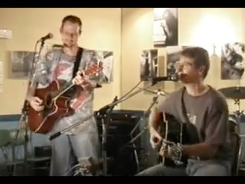 Rick & Wes in 2001 at MeroMero Pochi 24 hour live streaming event - Kanazawa, Japan.