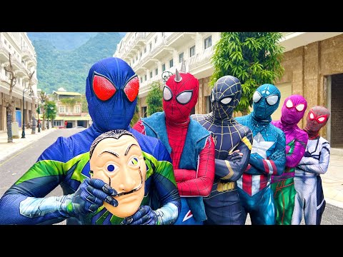What If Many SPIDER-MAN in 1 HOUSE..? | PRO 6 SUPERHERO STORY | Spider-Man Green ??? By Fun FLife TV