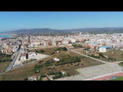 Vista drone de Benicarló desde 120 metros de altura