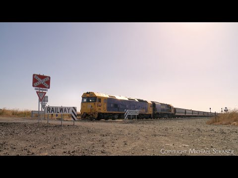 2MC5 Pacific National Grain Train Departs Gheringhap Loop (9/1/2023) - PoathTV Australian Railways