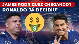 ?[REALIDADE] Ronaldo deixa torcida do Cruzeiro chocada ao falar sobre contratação de James Rodríguez