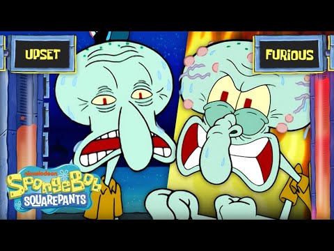 Squidward's Stages of Anger ? | SpongeBob