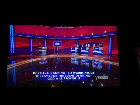 Final Jeopardy, “Who said it in the Bible?” - Garrett Marcotte Day 3 (10/7/20)