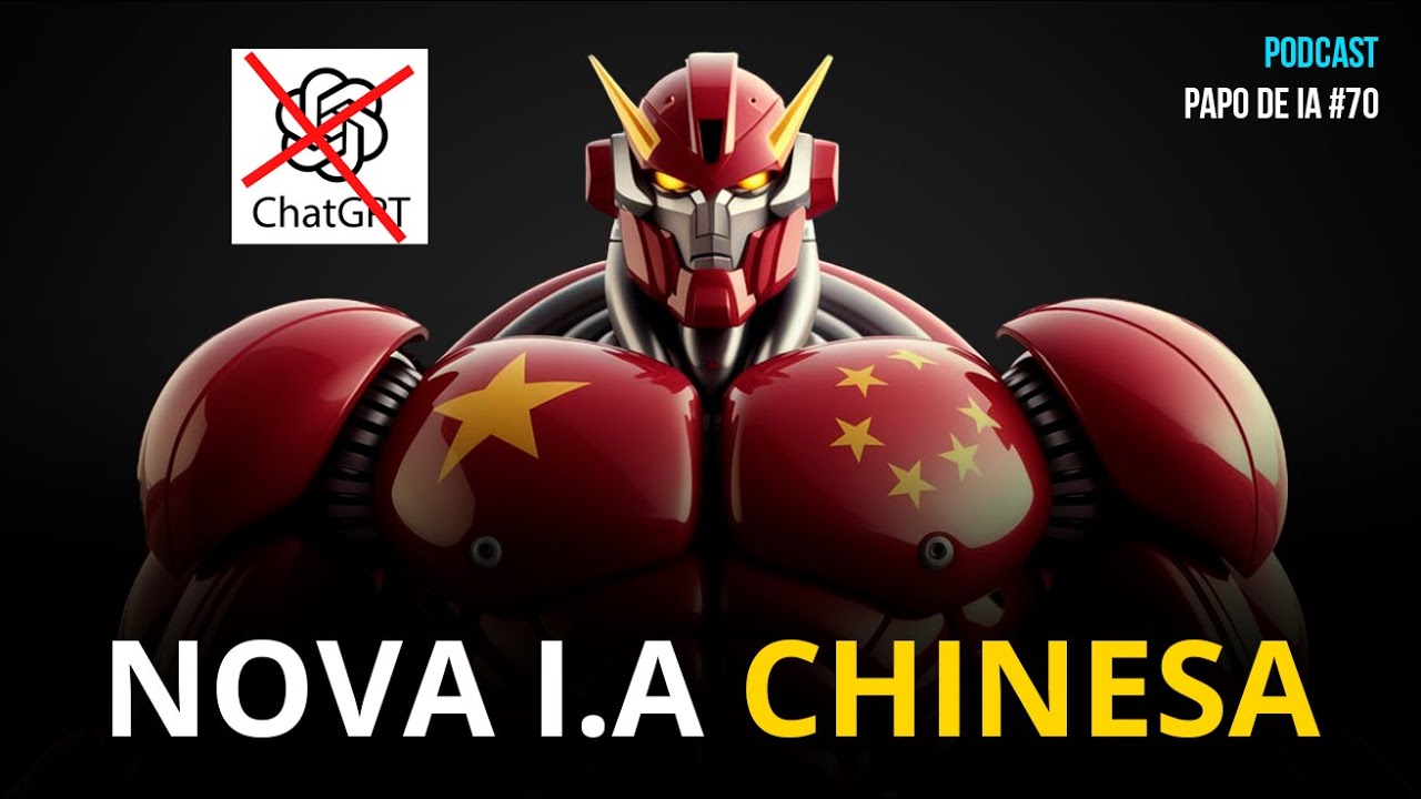 Nova IA Chinesa supera ChatGPT e custa 1% do preço! Novo modelo Ernie 4.5. Podcast Papo de IA #70