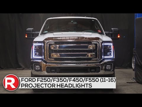 DIY Install Spec-D Projector Headlights Ford F250 / F350 / F450 / F550 (11-16) Switchback Sequential