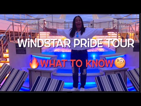 Windstar Pride Ship Walkthrough. What to Know. How many restaurants and pools. Spa tour.
