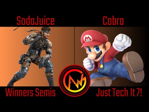 AWG Just Tech It 7 Winners Semis - SodaJuice (Snake) Vs Cobra (Mario) Smash Ultimate - SSBU